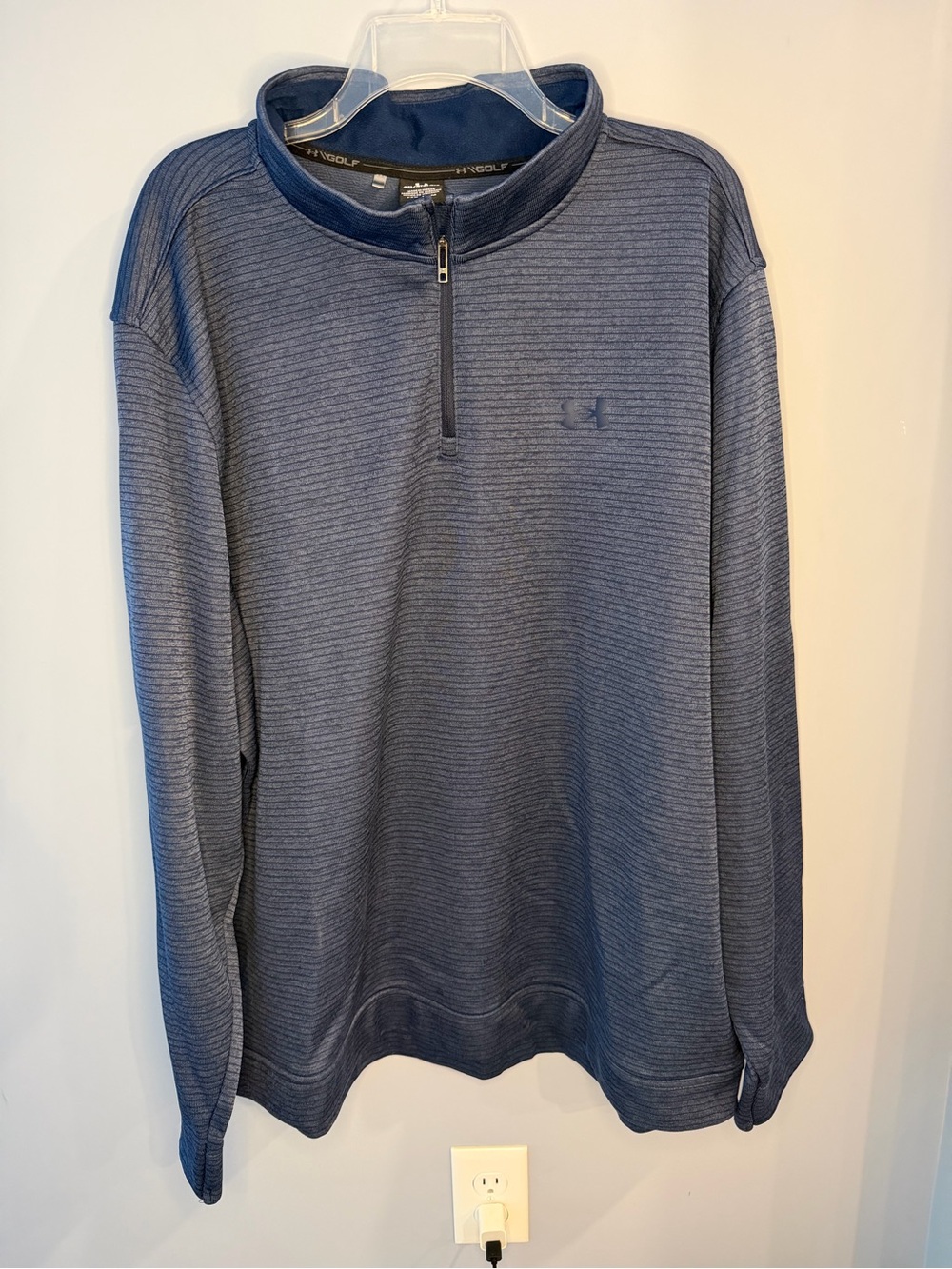 Under Armour Golf Men's Navy Quarter-Zip Performance Pullover 4XL